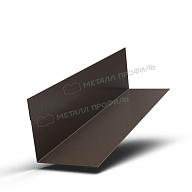 Планка угла внутреннего 50х50х2000 (VALORI-20-DarkBrown-0.5)