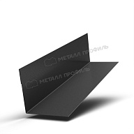 Планка угла внутреннего 75х75х2000 (VALORI-20-DarkGrey-0.5)